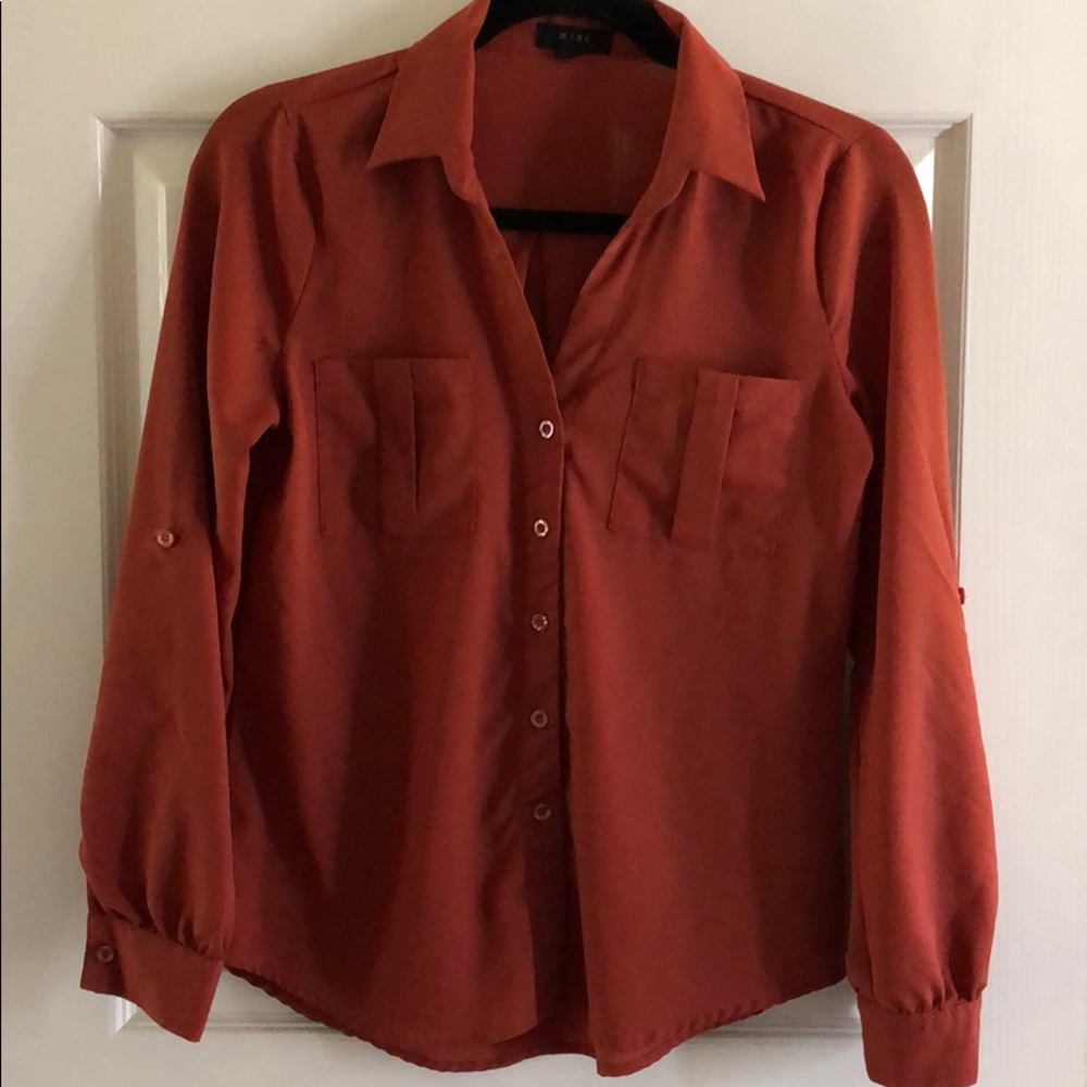 Burnt Red Blouse